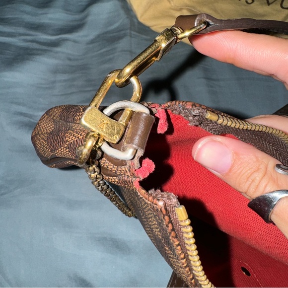 FINAL PRICE Louis Vuitton Eva bag in Damier ebene - Picture 7 of 9